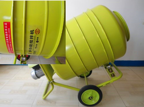 小型攪拌機滾筒上漆處理后 河北東圣小型攪拌機滾筒上漆處理后